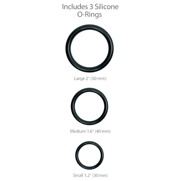 King Cock 7 - strap-on dildo ar jostu melns