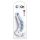 King Cock Clear 7,5 - piesūcekņa dildo ar sēkliniekiem (19 cm)