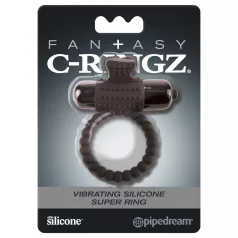   Pipedream Fantasy C-Ringz - vibrējošs erekcijas gredzens melns