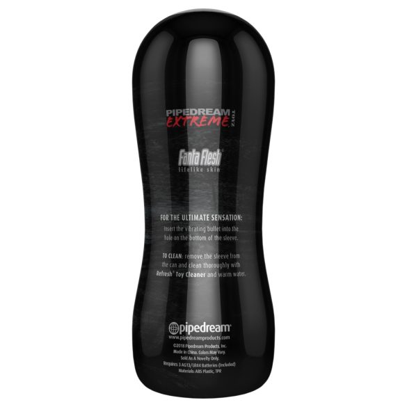 PDX Elite - anālais masturbators ar vibrāciju dabīgā krāsā