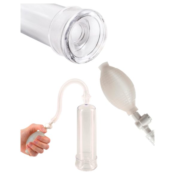 Pump Worx iesācēju erekcijas pumpis caurspīdīgs