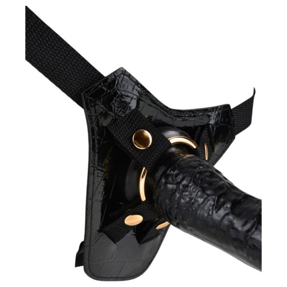 Fetish Fantasy - universāls harnes priekš stiprināmiem rotaļlietām, melns