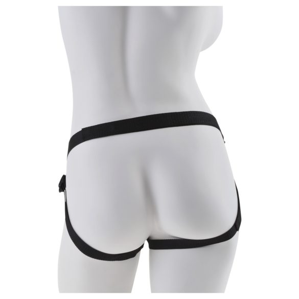 Fetish Fantasy - universāls harnes priekš stiprināmiem rotaļlietām, melns