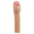 X-TENSION Perfect 2 - reālistisks dzimumlocekļa uzmava (20,3 cm) - dabīgs