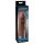 X-TENSION Mega 2 - dzīvā sajūta dzimumlocekļa uzmava (20,3 cm) - tumši dabīgs