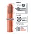 X-TENSION Mega 3 - dzīvā izmēra dzimumlocekļa uzmava (22,8 cm) - dabīgs