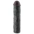 Pipedream - X-TENSION Mega 3 - dzīvs izskata dzimumlocekļa uzmava (22,8 cm, melna)