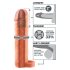 X-TENSION Perfect 2 - gredzena dzimumlocekļa uzmava (19 cm) - dabisks