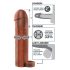 X-TENSION Perfect 2 - erekcijas gredzena dzimumlocekļa uzmava (19 cm) - tumši dabīga