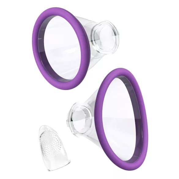 Fantasy - vibrators 3in1 orālais stimulator lila