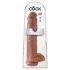 King Cock 15 - milzu dildo (38cm) - tumši dabisks