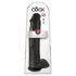 King Cock 15 - piesūcekņa dildo ar sēkliniekiem (38 cm) - melns