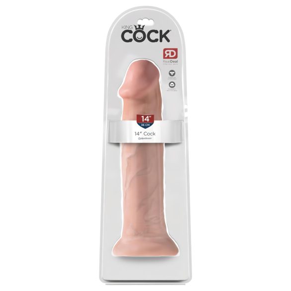 King Cock 36cm dabīgais piesūceknis dildo