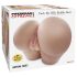 Fuck Me Silly Bubble Butt - vīriešu masturbators ar apaļu dibenu, naturāls