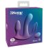 Trīskāršs baudas sprādziens - bezvadu vibrators (violets)