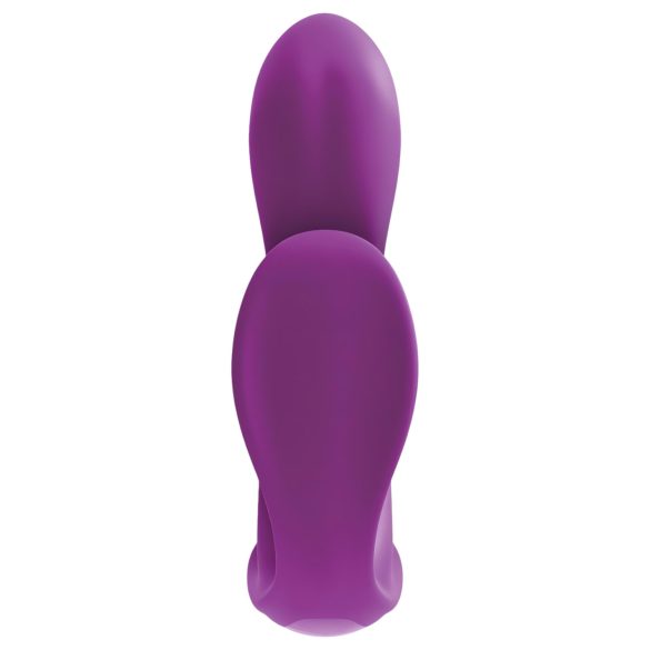 3Some Total Ecstasy - Bezvadu Trīskāršs Vibrators ar Akumulatoru (violets)