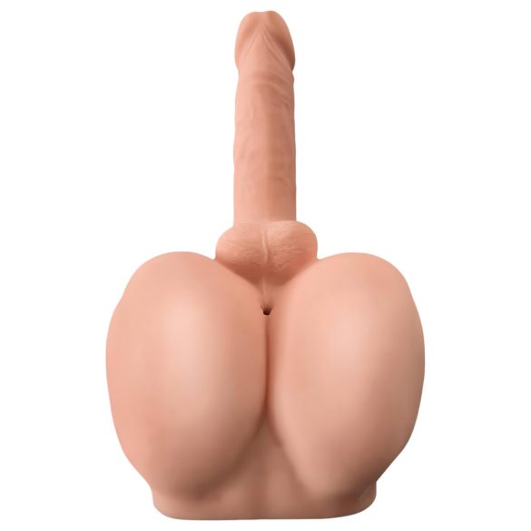 PDX Dirty Talk - vīriešu masturbators ar realistisku anālo atveri un dildo,