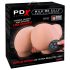 PDX Elite Milk Me Silly - vibrozējošs toršo masturbators (dabīgs)