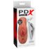 PDX Dubultais Strokers - 2in1 reālistisks masturbators (tumšs dabīgs)