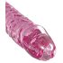 "Icicles Nr. 86 - Rozā stikla falu formāta dildo"