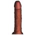 King Cock Plus 7,5 - baudas lökő vibrators (brūns)