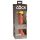 King Cock Elite 6 - piesūcekņa, reālistisks dildo (15 cm) - tumšs