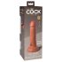 King Cock Elite 6 - piesūcekņa, reālistisks dildo (15 cm) - tumšs