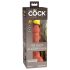 King Cock Elite 6 - piesūcekņa, reālistisks dildo (15 cm) - tumšs