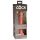 King Cock Elite 7 - piesūceknis, dabīgs dildo (18 cm) - naturāls