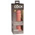 King Cock Elite 8 - piesūcekņa, reālistisks dildo (20cm) - dabīgs