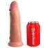 King Cock Elite 8 - piesūcekņa, reālistisks dildo (20cm) - dabīgs