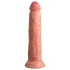 King Cock Elite 9 - reālistisks dildo ar piesūcekni 23 cm naturāls