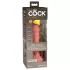 King Cock Elite 6 - reālistisks vibrators 15 cm tumši bēšs