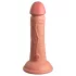 King Cock Elite 6 - reālistisks vibrators 15 cm tumši bēšs