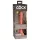 King Cock Elite 7 - vibrējošs dildo ar piesūcekni un tālvadību 18 cm dabīgs