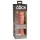 King Cock Elite 8 - vibrators ar piesūcekni 20cm naturāls
