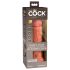 King Cock Elite 8 - reālistisks vibrators 20cm (tumši dabīgs)