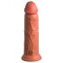King Cock Elite 8 - reālistisks vibrators 20cm (tumši dabīgs)