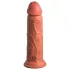 King Cock Elite 8 - reālistisks vibrators 20cm tumši miesas krāsas