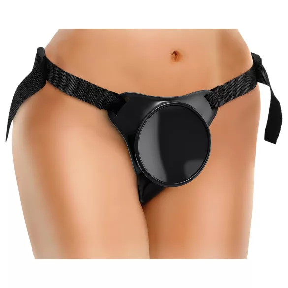 King Cock Elite iesācēju strap-on apakšbikses melnas