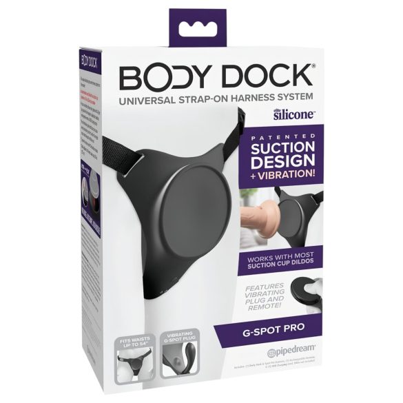 Body Dock G-punkta strap-on dildo ar Silexd 7