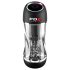 PDX ViewTube Pro - sūcoši-vibrējošs masturbators (melns)