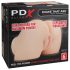 PDX Elite - Vibrējošs 2in1 masturbators (dabīgs)