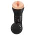PDX Extreme Wet Pussy – īpaši reālistisks XXL masturbators (melns)
