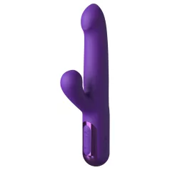   Fantasy For Her - 2in1 stūmošais vibrators un klitora stimulator (violets)