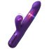 Fantāzija Viņai – 2-vienā stumjošs vibrators un klitora stimulators (violets)