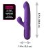 Fantāzija Viņai – 2-vienā stumjošs vibrators un klitora stimulators (violets)
