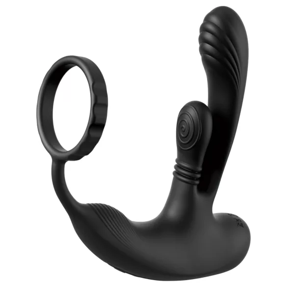 Anal Fantasy Ass-Gasm IntiMotion - anālais un prostatas vibrators (melns)