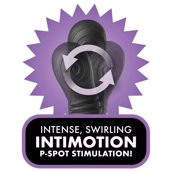 Anal Fantasy Ass-Gasm IntiMotion - anālais un prostatas vibrators (melns)