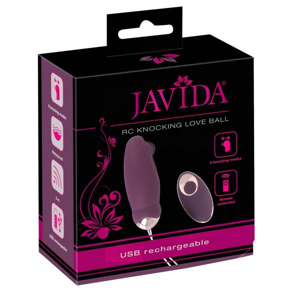 Javida - Bezvadu, pulsējošā vibroola (violeta)
